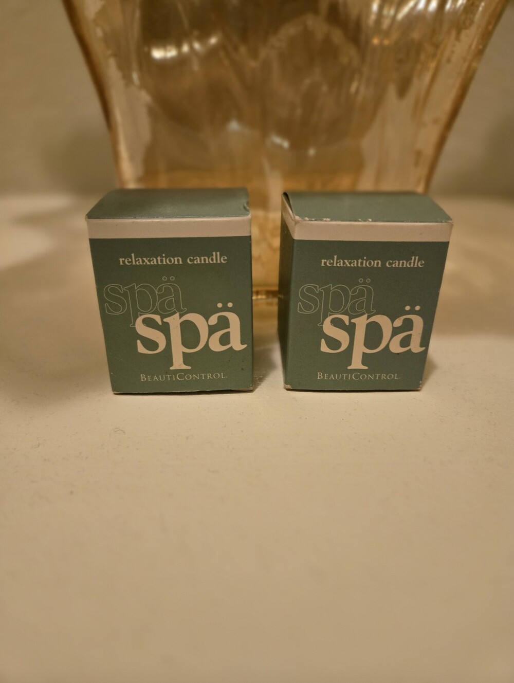Vintage Set Of 2. NIB beauticontrol Spa Relaxation Candles